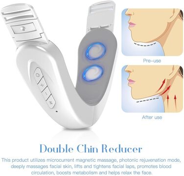 Електричний V вимірювач краси обличчя, масажер для обличчя EMS, пристрій для формування обличчя V, масажер для обличчя проти подвійного підборіддя, масажер для формування обличчя V, пристрій для підтяжки обличчя V, тренажер для підборіддя електричний