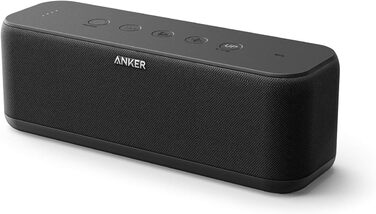 Оновлення Bluetooth-колонки Anker Soundcore Boost з фантастичним звуком, BassUp, 12 годин відтворення, USB-C, захист від води IPX7, бездротовий зв'язок з індивідуальним еквалайзером у додатку, стерео сполучення