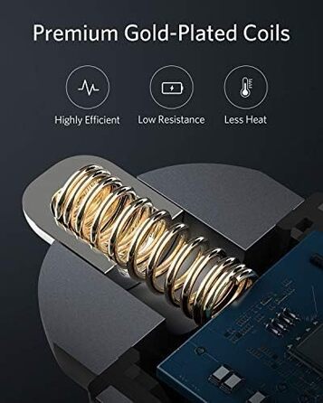 Автомобільний зарядний пристрій Anker 320 (24W II) Зарядний пристрій, міні-автомобільний зарядний пристрій, 4.8A Dual USB з синім