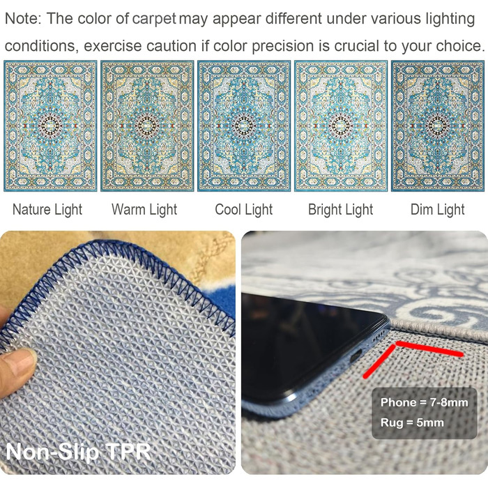 Кухонний килимок у стилі бохо з коротким ворсом, що прається, нековзний кухонний килимок, килимок для коридору, довгий килимок для кухні, спальні, пральні, ванної кімнати, 60 x 180 см, різнокольоровий, 60 x 180 см (прямокутний)