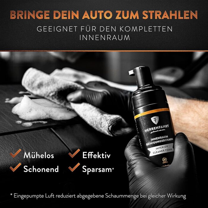 Набір засобів для чищення салону автомобіля - Преміум активний пінний засіб для чищення салону Універсальний засіб для чищення авт