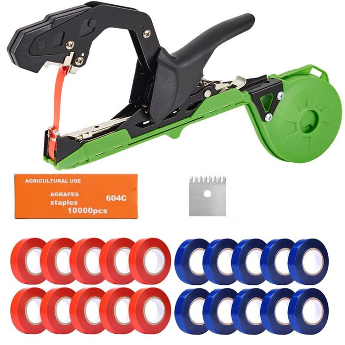 Машина для обв&39язування винограду з червоно-синьою стрічкою, машина для обв&39язування помідорів, для обв&39язування помідорів, винограду, квітів, овочів (B) 1