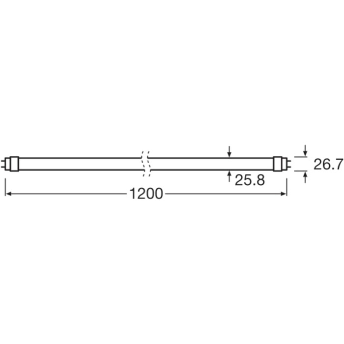 Мм, лінійна світлодіодна трубка, 15W, 1800lm, 6500K, денне біле світло, заміна світлодіодів для люмінесцентних ламп T8 з цоколем G13, довгий термін служби, низьке енергоспоживання, 8 шт., 8 36 EM 1200