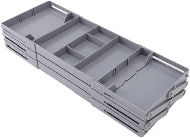 Розширюваний органайзер для столу, універсальне використання, пластиковий футляр для ювелірних виробів, вітрина, складна коробка для зберігання інструментів для макіяжу та аксесуарів для волосся, охайний житловий простір