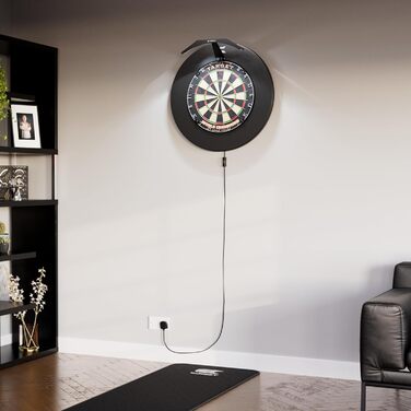 Окантовка для мішень для дартсу Target Darts Pro Tour та VALE (червона/чорна/Vale) Захисне кільце для мішень для дартсу, зовнішній захисний екран для мішень для дартсу, сумісний з будь-якою дошкою Професійні аксесуари для дартсу Pro Tour Black