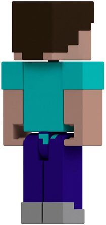 Фігурки та аксесуари Mattel Minecraft, точно в масштабі, приблизно 8 см заввишки, з піксельним дизайном (фігурки можуть відрізнятися) HTN05