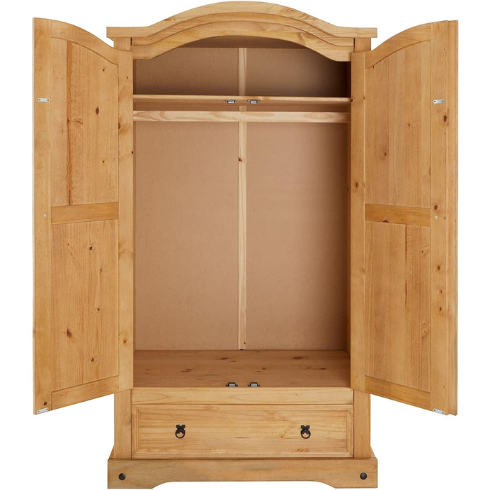 Шафа Сальса, мексиканський стиль, масив сосни, тонована/вощена, 2 дверцята та 1 шухляда