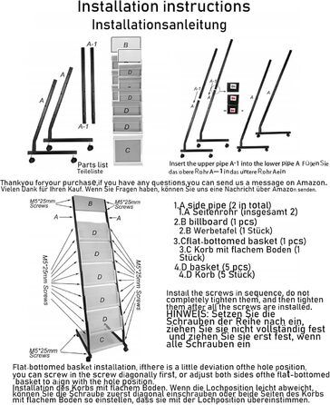 Шарова стійка для журналів SUNDOY з колесами підлогова підставка для брошур та каталогів, стійка для журналів на колесах для офісу, ярмарків та дому (ширина 32,5 см) 5-шарова, ширина 32,5 см, 5-