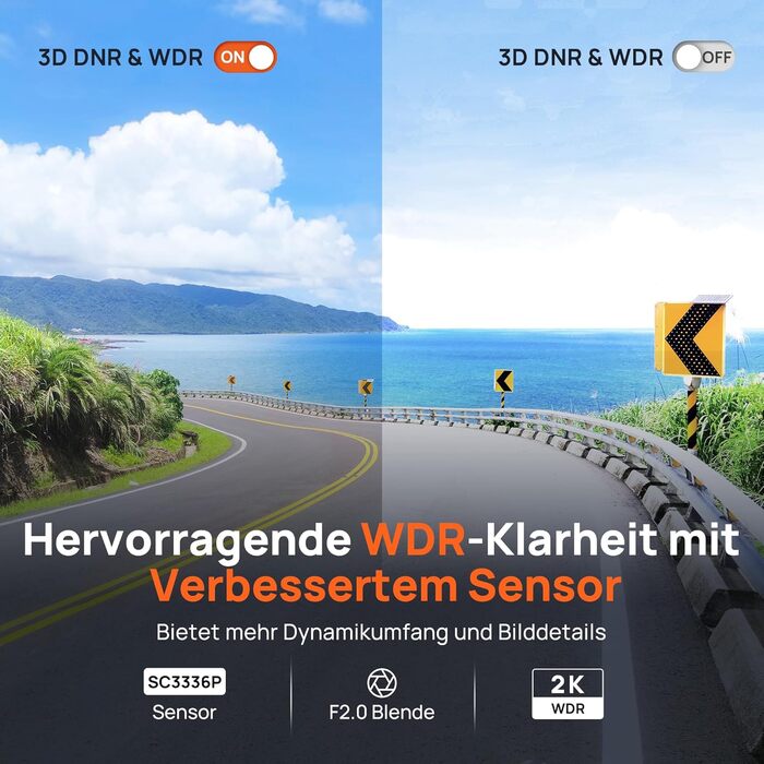 Для автомобілів M310, 1296P WDR автомобільна камера, супер нічне бачення, 24-годинний моніторинг паркування з керуванням через дод