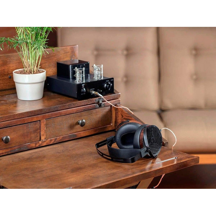 Навушники накладні планарні магнітні Monoprice Monolith M1060 - з 106 мм динаміками - відкрита конструкція - чорний/дерево