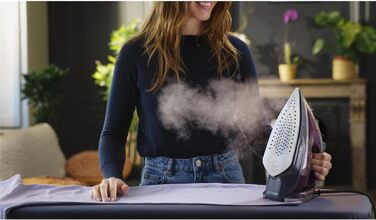 Парова праска Tefal FV6870 Smart Protect Plus 2800 Вт Автоматичне вимкнення Вертикальна подача пари Видатні ковзаючі властивості 2