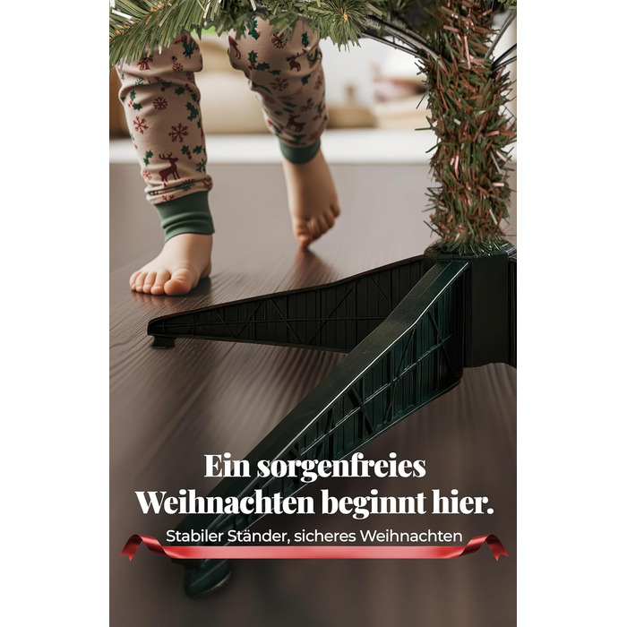 Штучна ялинка 180 см темно-зелена 4smile