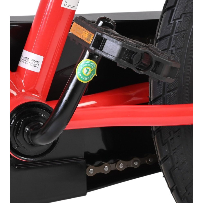 Дитячий велосипед Volare Disney Cars 16 дюймів 46 років Ручні та американські гальма Допоміжні колеса Захист ланцюга Регульоване сідло Подарунок для дівчаток та хлопчиків