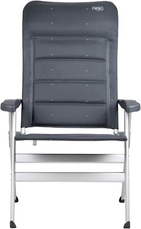 Крісло для кемпінгу Crespo XXL AL/238-DL, темно-сіре, одномісне