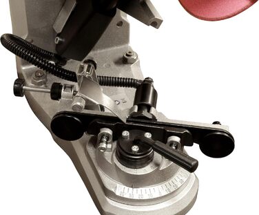 Пристрій для заточування ланцюгів HydroSharp 300 AutoClamp від Sgenspezi напівавтоматичний, 300 Вт, з гідравлічною системою затиску, LED підсвіткою та 3 шліфувальними кругами для професіоналів та домашніх майстрів