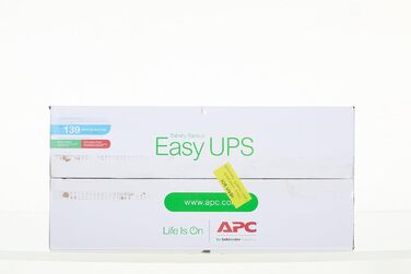 ДБЖ APC Easy UPS - BVX1600LI-GR - джерело безперебійного живлення 1600 ВА з виходами Schuko, резервний акумулятор і захист від перенапруг, резервний акумулятор з стабілізатором, світлодіодні індикатори 1600 ВА / 900 Вт DIN-виходи Одинарний