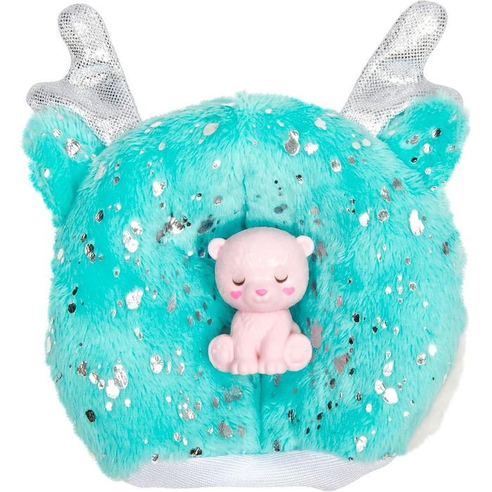 Різдвяний календар Barbie Cutie Reveal - 24 сюрпризи, лялька, олені з блискітками, зимове вбрання, аксесуари, міні-тваринки, для д