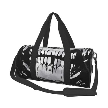 Спортивна сумка з дизайном черепа, для фітнесу, подорожей та багажу, велика дорожня сумка, сумка на нічліг та на вихідні для жінок та чоловіків
