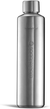 Металева пляшка SodaStream 0,8 л, підходить Duo та E-Duo, 1 упаковка