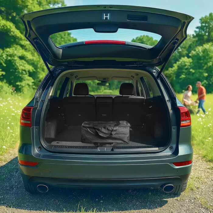 Портативний кемпінговий гриль, складний вугільний гриль, настільний вугільний гриль для подорожей 45x31 см, настільний кемпінговий гриль для приготування їжі на свіжому повітрі, кемпінгу та пікніків (армійський зелений)