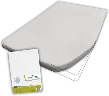 Простирадло на резинці для автофургона - Простирадло для автофургона - Французька постільна білизна - для ліжка каравану - Oeko-TEX - Права, - Біла