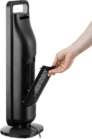 Керамічний вентилятор-обігрівач TROTEC TFC 21 E Теплова потужність 1300 Вт / 2000 Вт Обігрівач з термостатом, розмір приміщення від 24 м до 60 м, функція коливання 80 1300 Вт / 2000 Вт