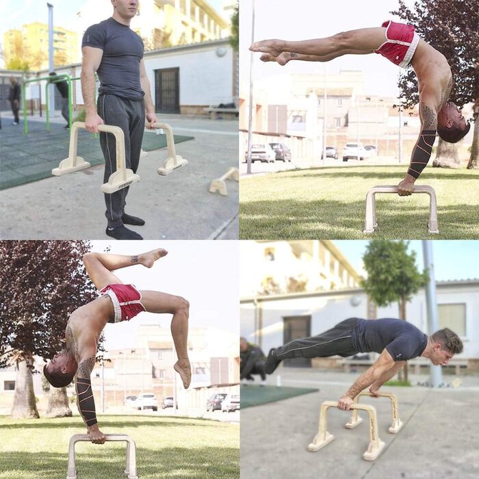 Дерев&39яні паралелети для калістеніки для віджимань, турнік для віджимань та тренажер, висота 30 см, нековзні, ідеально підходять для тренувань у парку або вдома