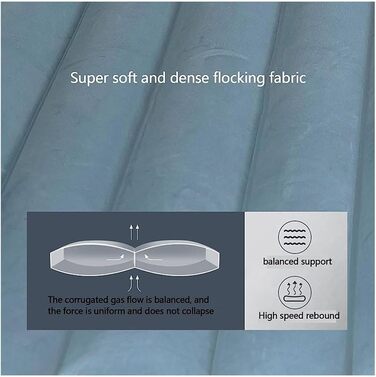 Надувний матрац для Ford Ranger 2012-2025, товстіший надувний матрац для заднього сидіння автомобіля з 2 подушками та місцем для зберігання речей, A/Сірий звичайний A/Сірий