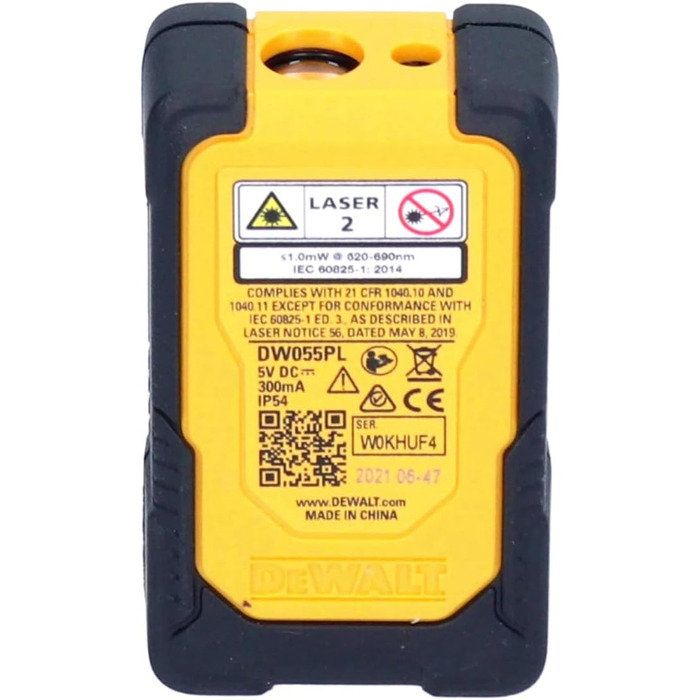 Лазерний далекомір DeWalt DW 055 PL (16 м)