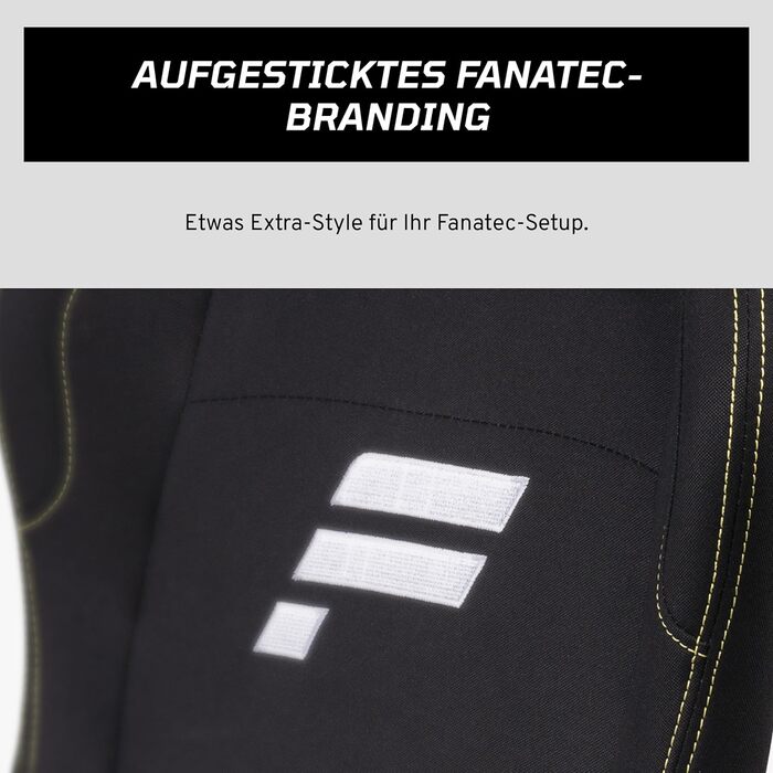 Сидіння FANATEC Sim Racing CSL для кокпіта легке та міцне, розроблене для кокпіта CSL, з повітропроникною м&39якою тканиною чорне