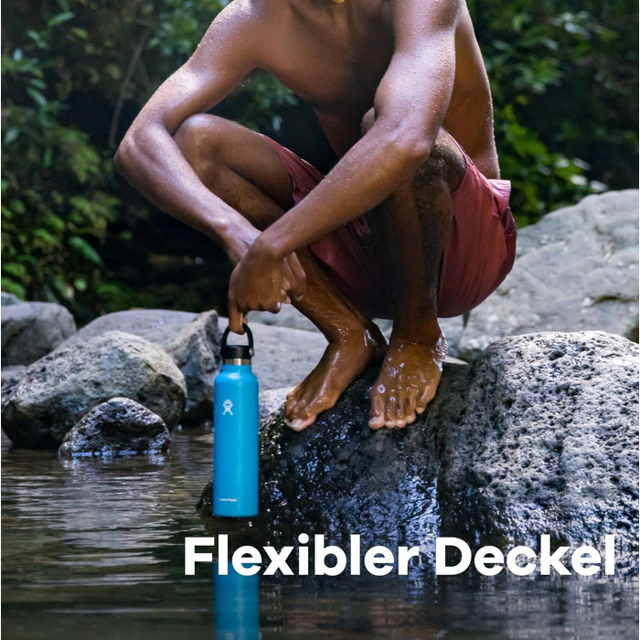 Вакуумна термопляшка Standard Mouth 621 мл з герметичною кришкою Flex, Reef