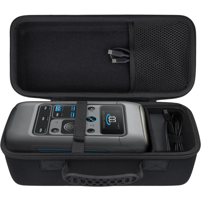 Жорсткий захисний чохол co2CREA для подорожей Anker SOLIX C300 DC Powerbank Powerstation 300W Outdoor Portable Solar Generator, лише чохол для перенесення