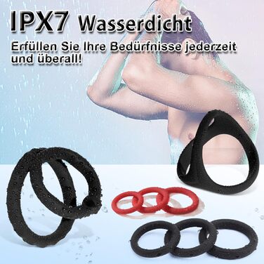 Трикутні кільця для пеніса, набір кілець для задоволення, 5 кілець для півня Силіконові кільця для півня Кільця для яєчок для міцнішої та тривалої ерекції Еротична секс-іграшка для пар Підходить для пеніса будь-якого розміру Кільце для пеніса Чорне