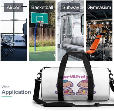 Дорожня сумка-мішок Дружній песик, спортивна сумка для чоловіків та жінок, сумка для подорожей та спорту