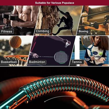 Тренажер для рук Twister Arm, регульований тренажер для рук Twister Arm, еспандер для кистей та зап&39ясть для передпліччя, регульований, домашній еспандер для грудей 70-110 фунтів