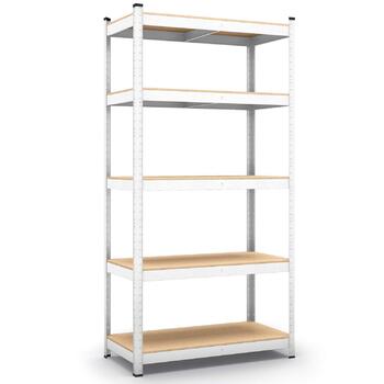 Оцинкований стелаж для зберігання Panorama24, вантажопідйомність до 875 кг - Розміри 200 x 120 x 60 см, полиця, полиця для підвалу, полиця без болтів, полиця для майстерні, полиця для важких робіт