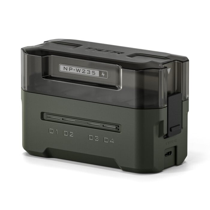 Зарядний пристрій Tilta NP-W235, 4-канальний зарядний пристрій, сумісний з акумуляторами NP-W235, портативна зарядна станція TBC-W235-GN