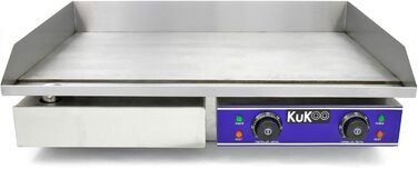 Електричний кейтеринг Гриль Тарілка Гастрономічна сковорода Електричний гриль з нержавіючої сталі Плита гастрогриль Чавун Планча Електричний гриль Стіл Стіл Гриль Гладка пластина гриля Контроль температури Ємність для крапель