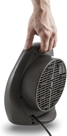 Тепловентилятор TROTEC TFH 20 E 2000 Вт, 2 режими нагріву режим охолодження, безступінчастий термостат, захист від перегріву та перекидання, функція вентилятора, портативний, колір мокко чорний