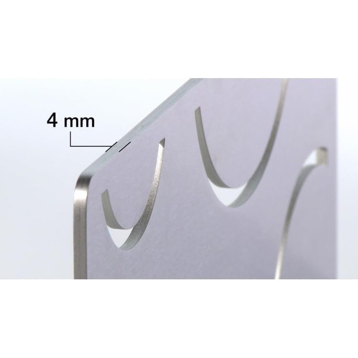 Кутова полиця SHELF-S3 Wave з матової нержавіючої сталі