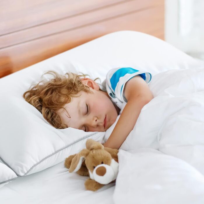 Подушка BedStory 40x80, комплект із 2 подушок з високоякісним наповнювачем з мікрофібри 950 г x 2, м&39який наповнювач, який можна прати, подушка для ліжка, подушка для сну, подушка для дивана, подушка для сну на боці 40x80 см