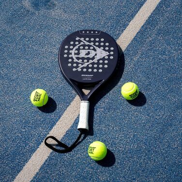 Ракетка для паделя Dunlop Lumina – ексклюзив на Storeo, графітова рамка, Pro Eva Core, 365 г, темно-сірий