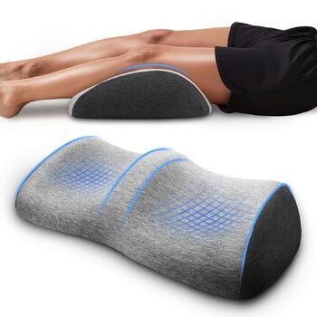 Ергономічна подушка для ніг/валик для колін для сну, подушка для ніг з піни з ефектом пам&39яті для підняття ніг, подушка для підняття ніг з пральним, дихаючим, гіпоалергенним чохлом