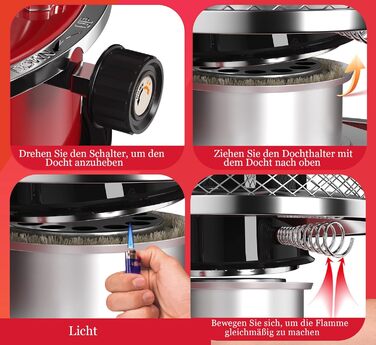 Портативний нафтовий обігрівач HOMELUX для використання в приміщенні, 4,5 л та 8900 BTU/год (DMY-229)