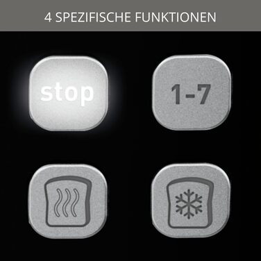 Тостер Krups KH641810 Smart'n Light тостер на дві скибочки цифровий дисплей 7 рівнів підсмажування знімний лоток для крихт зворотн