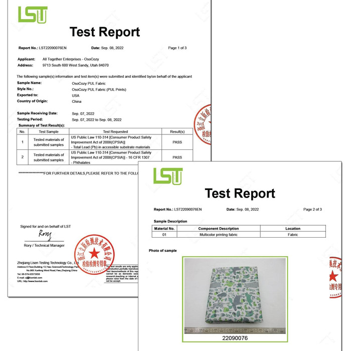 Поліуретанова ламінована тканина, метраж, водонепроникна і дихаюча, ідеально підходить для тканинних підгузників та подібних проек
