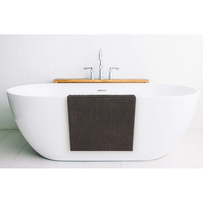 Килимок для ванни Blumtal 50x80 см синель - килимок для ванни сертифікований Oeko-TEX - килимки та килимки для ванни - килимок для