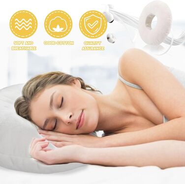 Подушка Funmo з отвором, пірсинг, з проколюванням вуха від болю в вухах, подушка-пончик, пірсинг, кільце для сну для знеболення