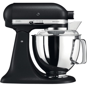 Кухонний комбайн KitchenAid Artisan 4.8 л чавунний чорний H W D 36 24 37 Чорний