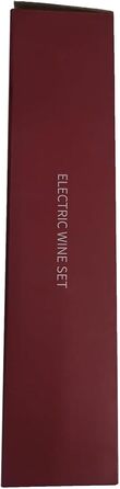 Електричний набір відкривачів для винних пляшок, акумуляторний електричний штопор, автоматичний відкривач для вина Відкривачка для пляшок з різаком для фольги, вакуумна пробка та наливник вина для сімей, вечірок (чорний) автоматичний 4-в-1 чорний